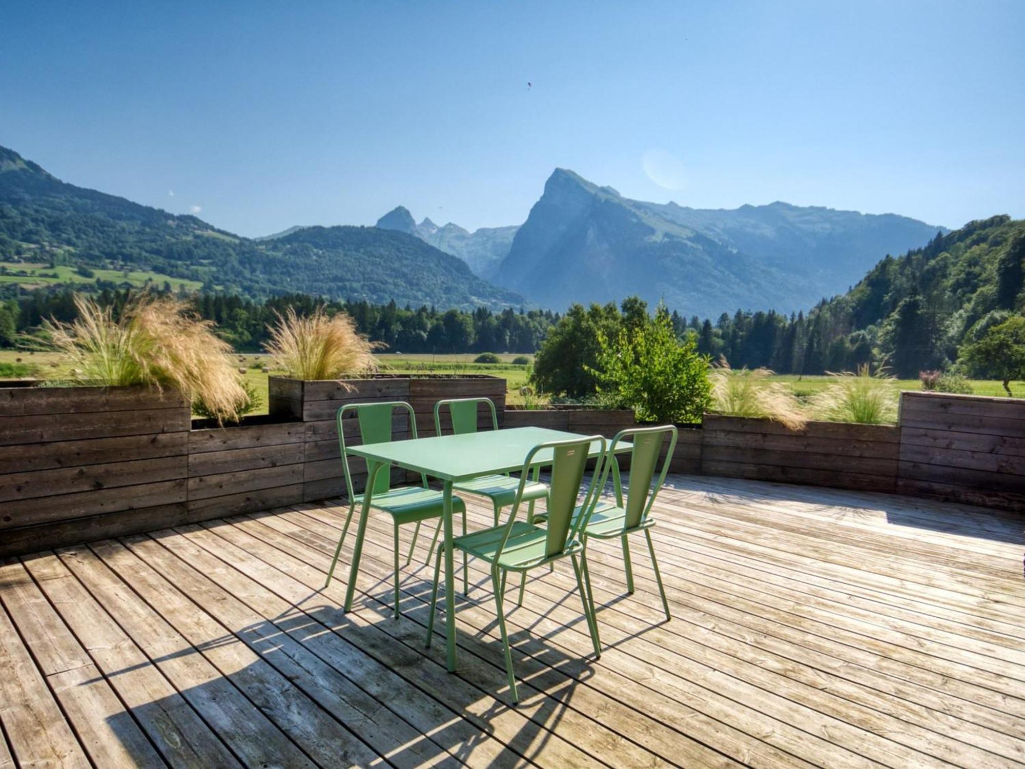Duplex 2 Chambres Avec Grande Terrasse, Animaux Acceptes, A Samoens - Fr-1-642-77 Extérieur photo
